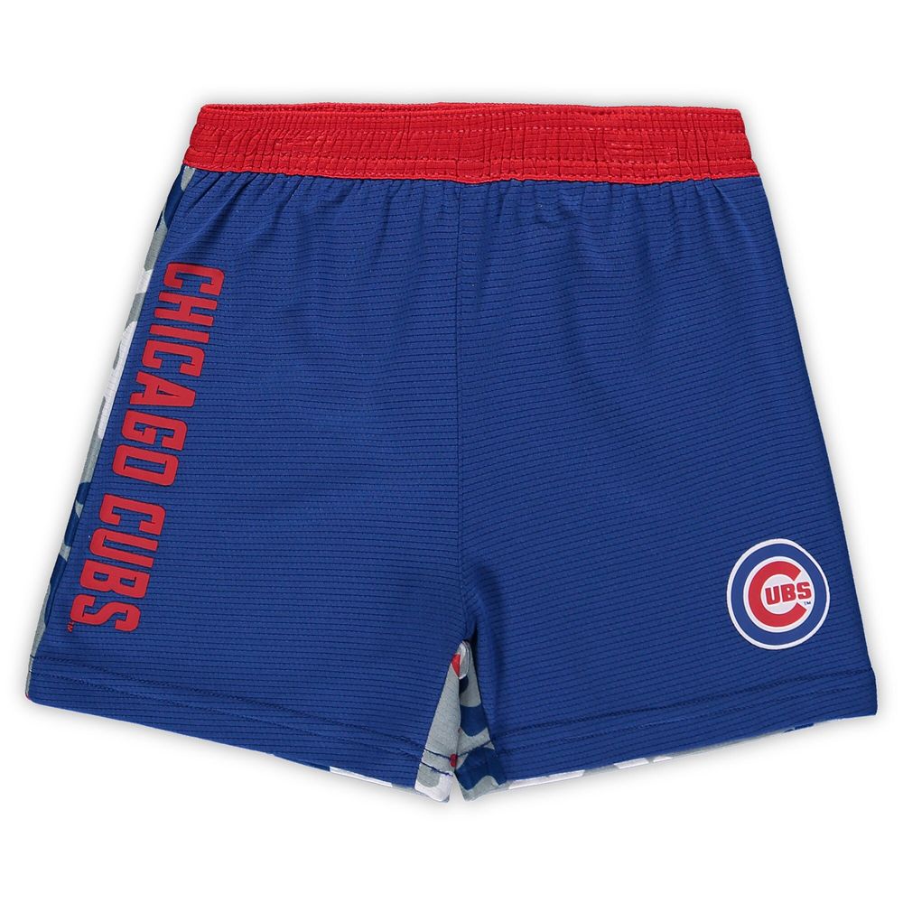 Newborn & Infant Royal/Red Chicago Cubs Pinch Hitter T-Shirt Shorts Set