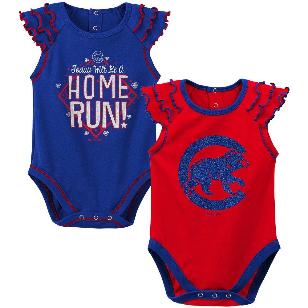 Outerstuff Newborn & Infant Royal/White Chicago Cubs Dream Team Bodysuit Hat & Footed Pants Set