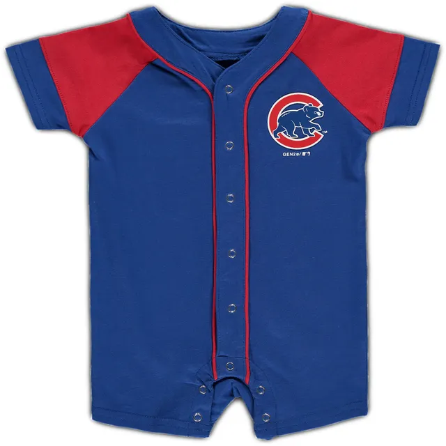 Chicago Cubs Nike Newborn & Infant Official Jersey Romper - White