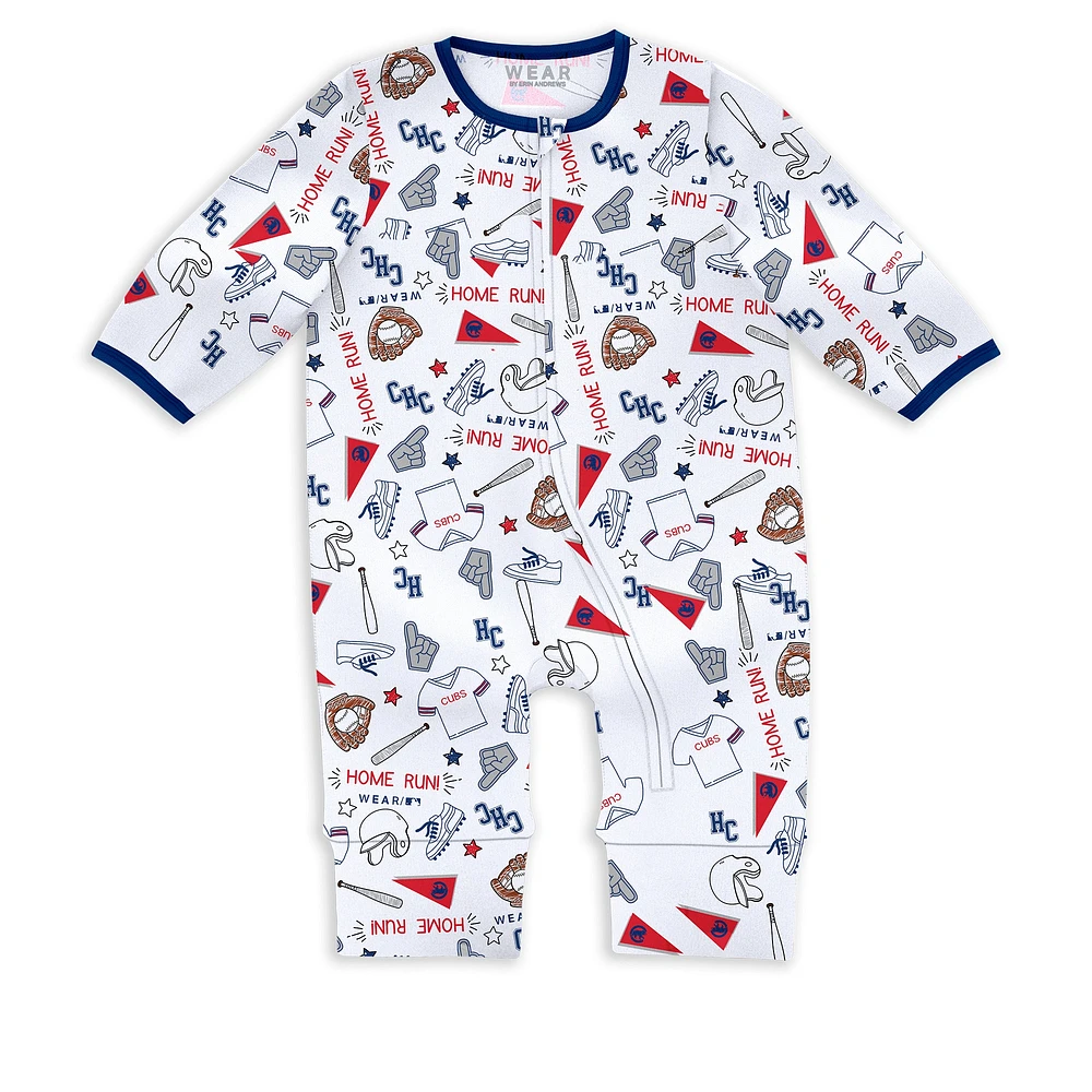 Newborn & Infant WEAR by Erin Andrews Chicago Cubs Sleep Play Set