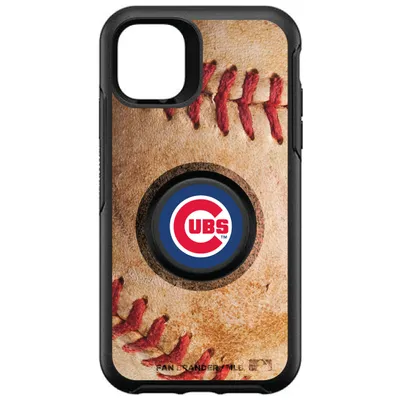 Chicago Cubs OtterBox Otter+Pop PopSocket Symmetry Baseball Design iPhone Case - Black