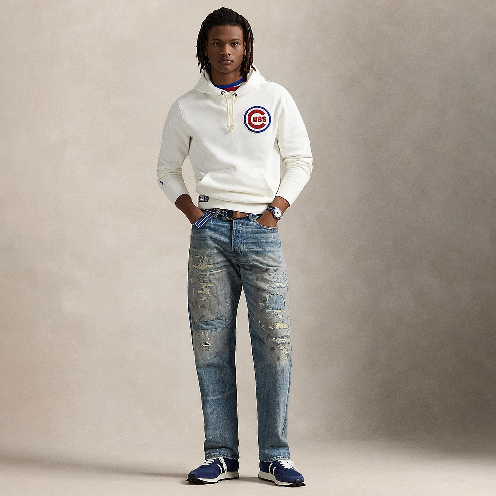 Polo Ralph Lauren White Cubs Fleece Hoodie