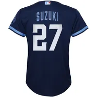 Préscolaire Nike Seiya Suzuki Marine Chicago Cubs City Connect Script Replica Player Jersey