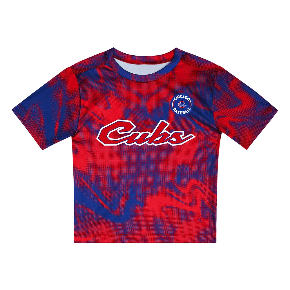 Preschool  Red Chicago Cubs Hitter Infielder 2-Piece Set