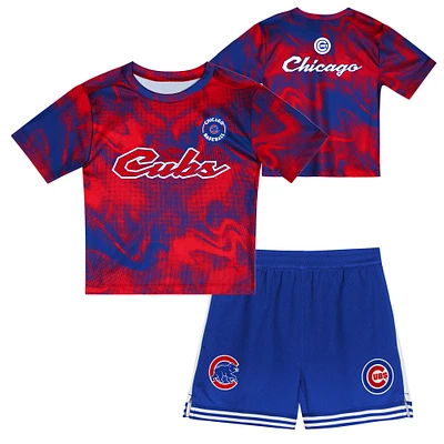 Preschool  Red Chicago Cubs Hitter Infielder 2-Piece Set