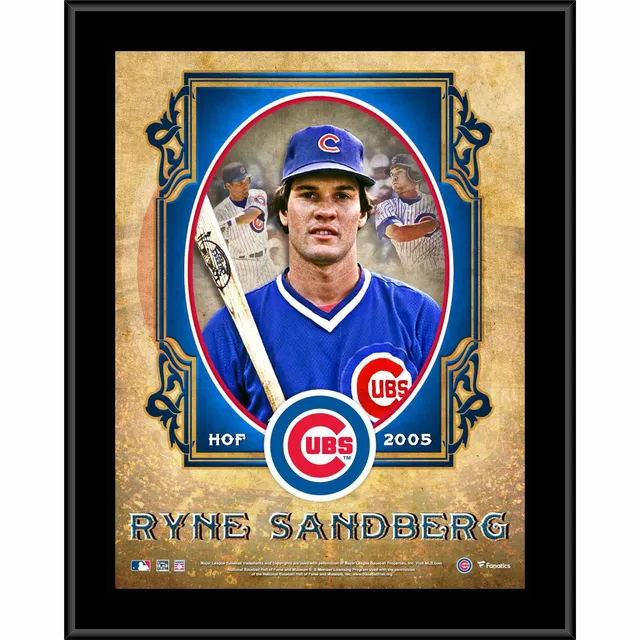 Lids Ryne Sandberg Chicago Cubs Fanatics Authentic 10.5 x 13 Hall of Fame  Sublimated Plaque