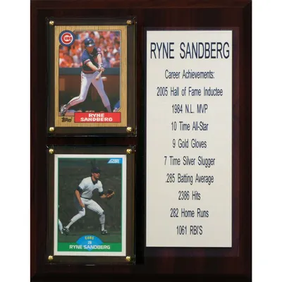 Ryne Sandberg Baseball Tee Shirt  Chicago Baseball Hall of Fame