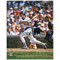 Ryne Sandberg Chicago Cubs Autographed 16" x 20" Hitting Photograph