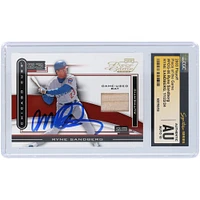 Ryne Sandberg Chicago Cubs Autographed 2003 Playoff Piece Of The Game Bat Relic #POG-86 CGC Fanatics Witnessed Authenticated Auto 10 Card