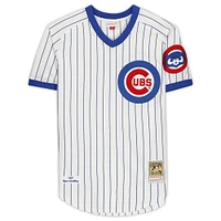 Ryne Sandberg Chicago Cubs Autographed White Pinstripe 1987 Mitchell & Ness Authentic Jersey with ''HOF 05'' Inscription