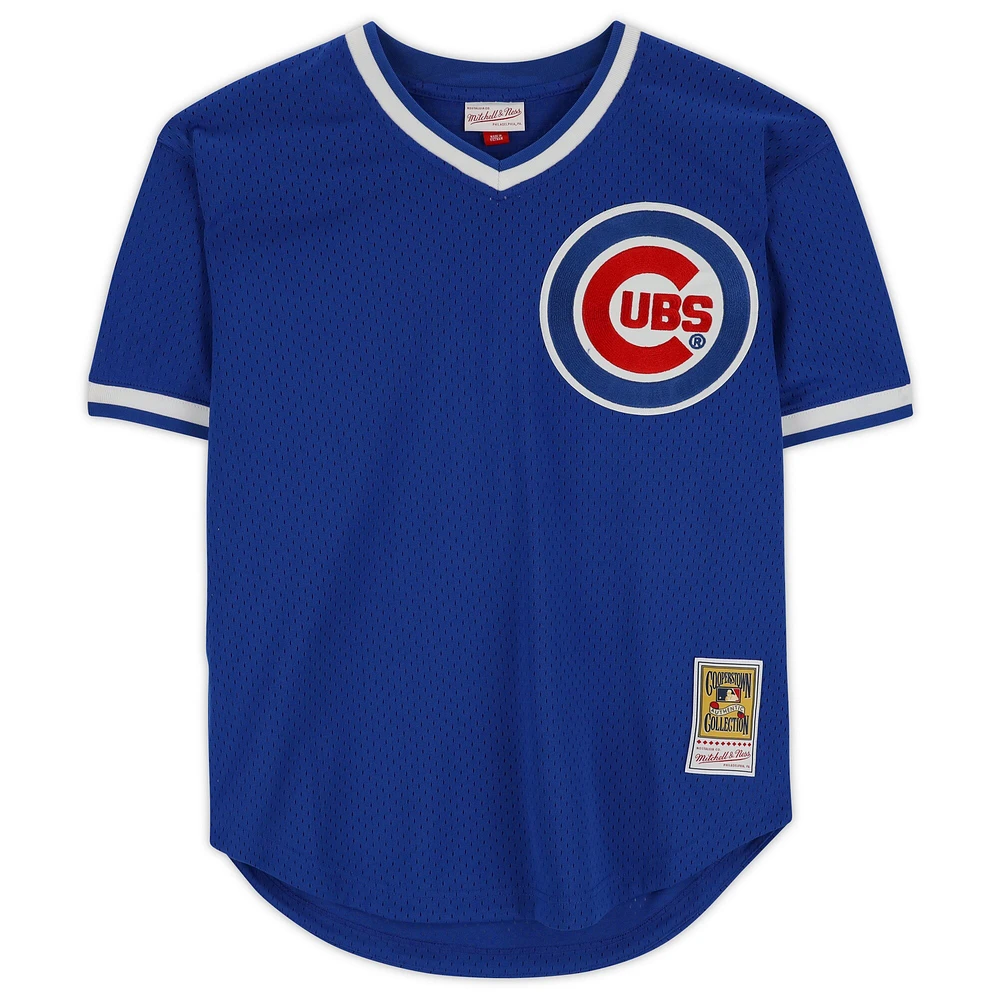 Ryne Sandberg Royal Chicago Cubs Autographed Mitchell & Ness Replica Jersey