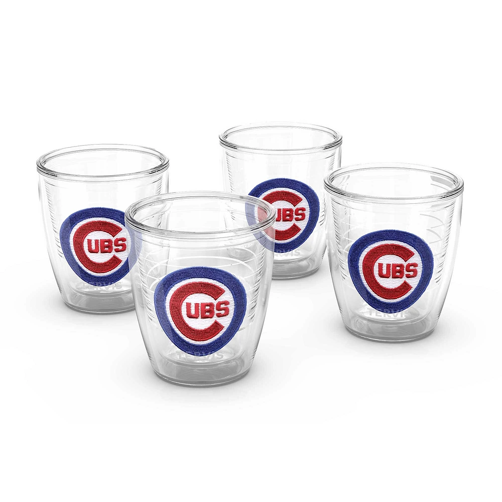 Tervis Chicago Cubs paquet de quatre 12oz. Ensemble de gobelets emblème