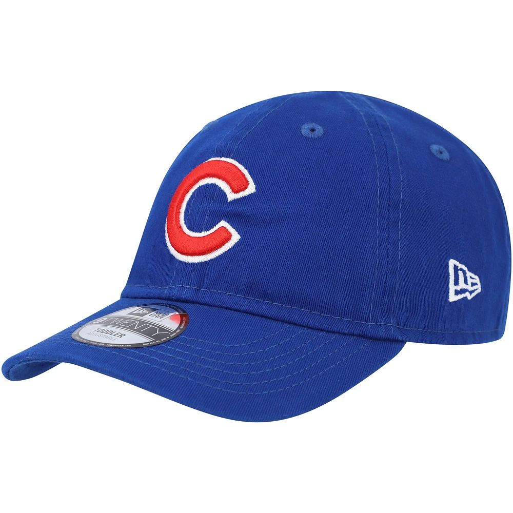 Casquette réglable New Era Chicago Cubs Team 9TWENTY pour tout-petit