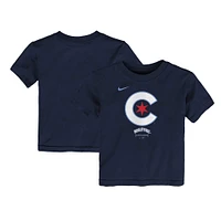 Toddler Nike Navy Chicago Cubs City Connect Large Logo T-Shirt