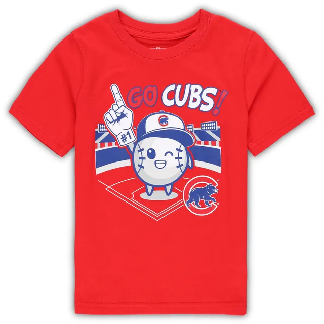 Lids Chicago Cubs Toddler Ball Boy T-Shirt - Red