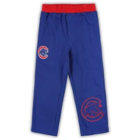 Toddler Royal/Red Chicago Cubs Batters Box T-Shirt & Pants Set