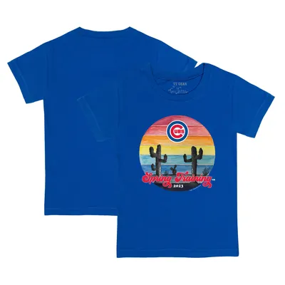 Chicago Cubs Tiny Turnip Toddler 2023 Spring Training T-Shirt