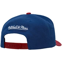 Casquette ajustable unisexe Mitchell & Ness bleu marine Chicago Cubs Basic Coop Pro