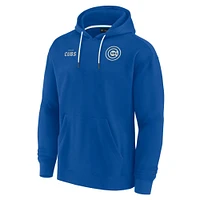 Sweat à capuche unisexe Fanatics Royal Chicago Cubs Elements en polaire super douce