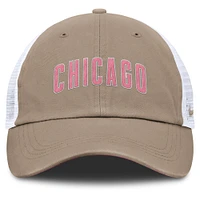Unisex Nike Khaki/White Chicago Cubs Club Trucker Adjustable Hat