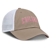 Unisex Nike Khaki/White Chicago Cubs Club Trucker Adjustable Hat
