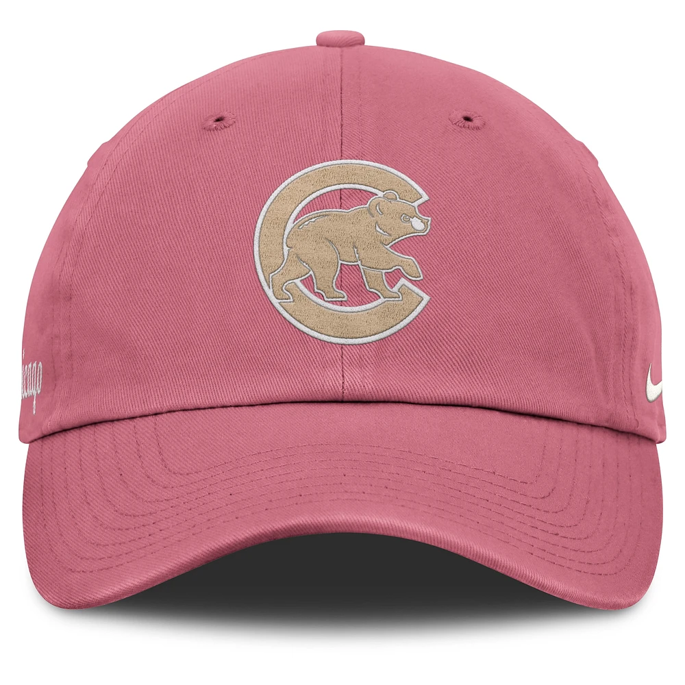 Unisex Nike Pink Chicago Cubs Club Adjustable Hat