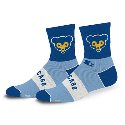 Unisex Starter  Chicago Cubs Trifecta Throwback Mid-Crew Socks