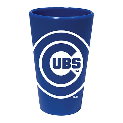 WinCraft Chicago Cubs 16oz. Team Color Silicone Pint Glass