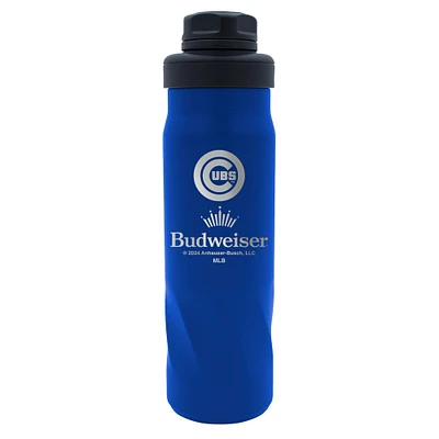 WinCraft  Chicago Cubs 2024 MLB x Budweiser 20oz. Morgan Water Bottle