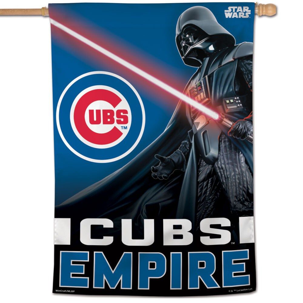 WinCraft Chicago Cubs 28" x 40" Star Wars Empire Single-Sided House Banner