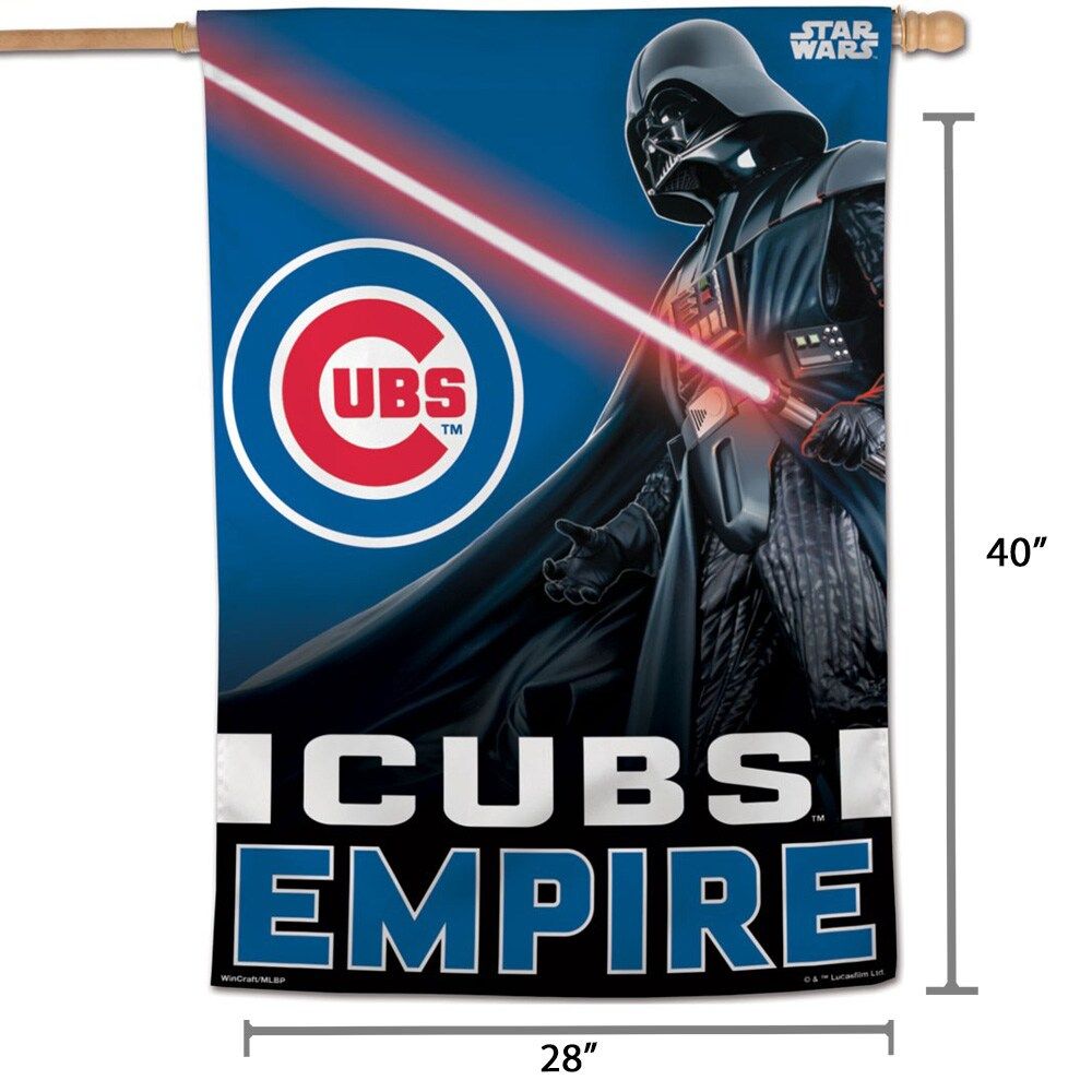 WinCraft Chicago Cubs 28" x 40" Star Wars Empire Single-Sided House Banner