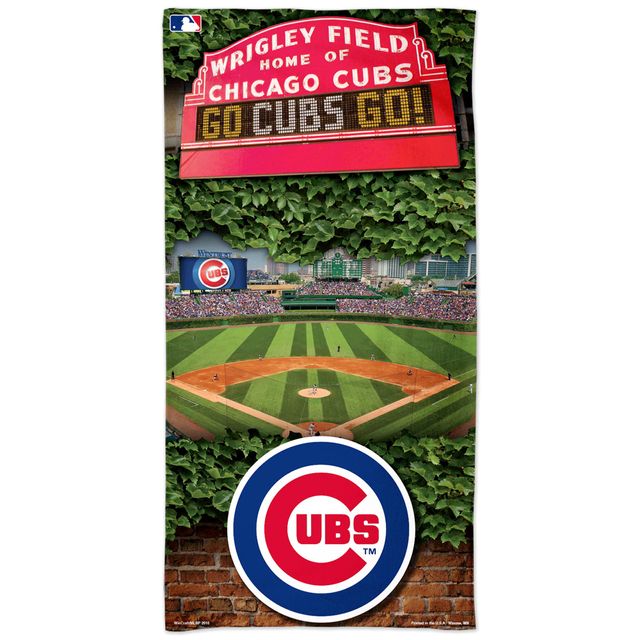 WinCraft Chicago Cubs 30'' x 60'' Stadium Spectra - Serviette de plage