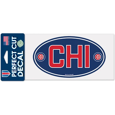 WinCraft Chicago Cubs 4" x 8" Perfect Cut Decal