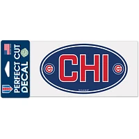 WinCraft Chicago Cubs 10,2 x 20,3 cm décalcomanie coupe parfaite