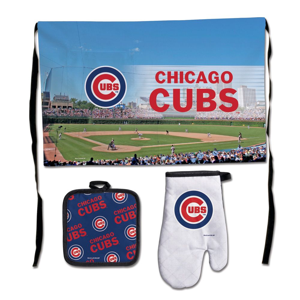 WinCraft Chicago Cubs Deluxe BBQ Set