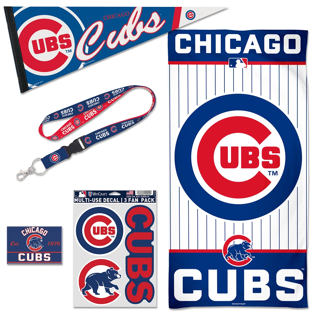 Pack d'accessoires pour ventilateurs WinCraft Chicago Cubs House