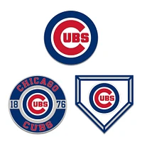 Pin de trois broches de collection WinCraft Chicago Cubs