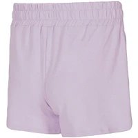 Ensemble t-shirt à manches longues et short Elevation Tri-Blend pour femme Concepts Sport Lavender Chicago Cubs