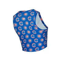 Ensemble débardeur et jupe-short en tricot Concepts Sport Royal Chicago Cubs pour femmes