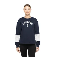 Women's New Era  Navy Chicago Cubs Game Day Color Pullover Sweatshirt
