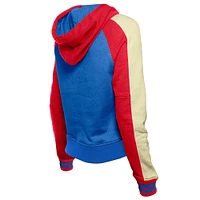 Sweat à capuche court manches raglan pour femme de la collection Cooperstown des Royal Chicago Cubs New Era