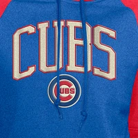 Sweat à capuche court manches raglan pour femme de la collection Cooperstown des Royal Chicago Cubs New Era