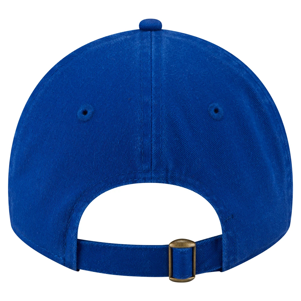 Women's New Era  Royal Chicago Cubs Preppy Team 9TWENTY Adjustable Hat