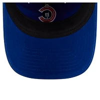 Women's New Era  Royal Chicago Cubs Preppy Team 9TWENTY Adjustable Hat