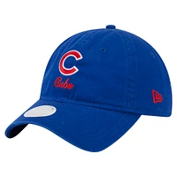 Women's New Era  Royal Chicago Cubs Preppy Team 9TWENTY Adjustable Hat