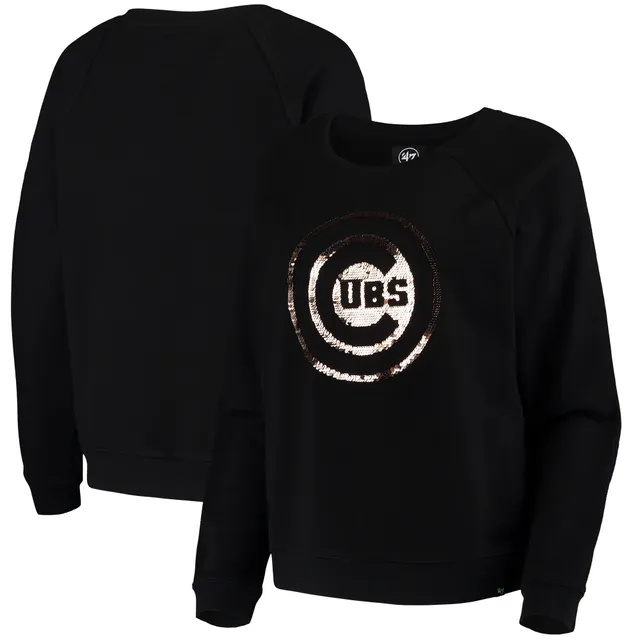 Chicago Cubs Starter Women's Shutout Pullover Sweatshirt - White/Royal