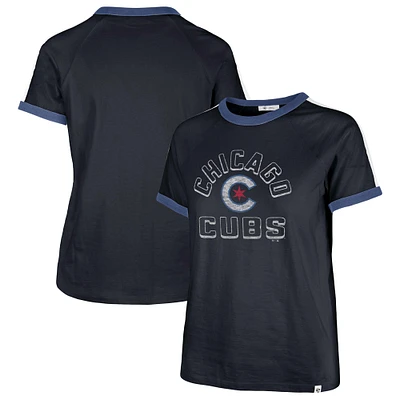 T-shirt '47 bleu marine Chicago Cubs City Connect Sweet Heat Peyton pour femme