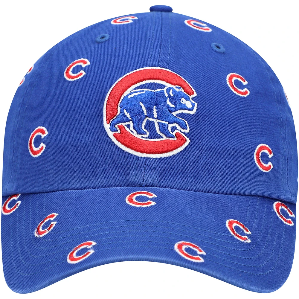 Women's '47 Royal Chicago Cubs Confetti Clean Up Adjustable Hat