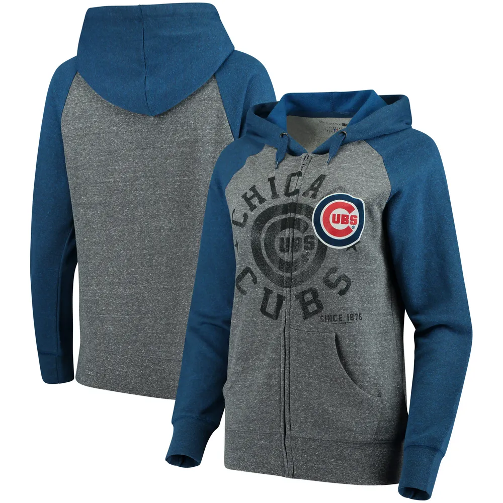 Lids Chicago Cubs 5th & Ocean by New Era Women's Tri-Blend Raglan