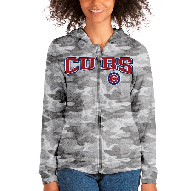 Lids Chicago Bears Antigua Women's Metallic Logo Absolute Full-Zip Hoodie